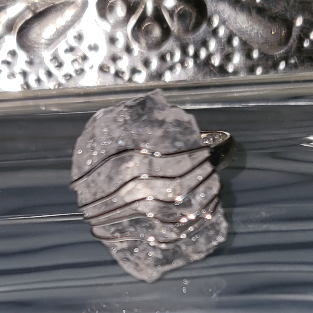 Brazilian Crystal Zig Zag Ring